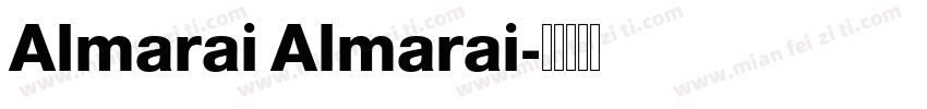 Almarai Almarai字体转换
